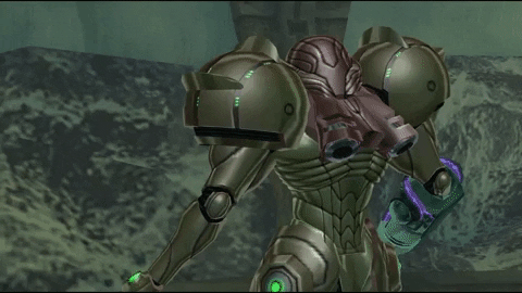 TheAccursedHunter01 giphygifmaker samus metroid prime thardus GIF