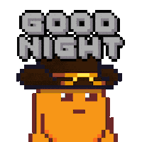 Tired Night Sticker by Potatoz by 9GAG