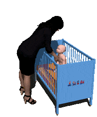 3D Baby Sticker by badblueprints