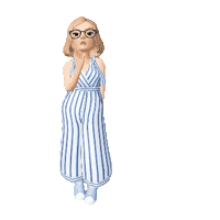 Menina Fátima Sticker