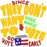 Vote Early Election 2020 Sticker by Creative Courage
