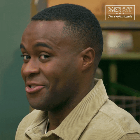 Shock Flirt GIF by The Great British Bake Off