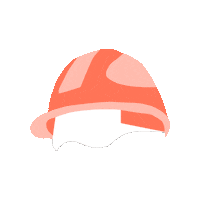 bouyguesbatimentgrandouest orange construction helmet security Sticker