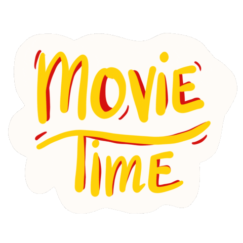 Movie Time Sticker