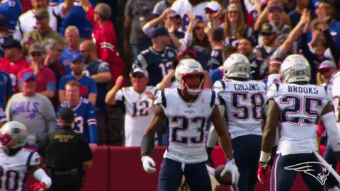 Patrick Chung Reaction GIF by New England Patriots