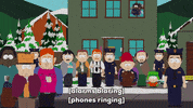 kyle broflovski crowd GIF by South Park 
