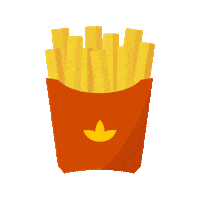 simplotmex cheese potato fries avocado Sticker