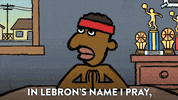 pray lebron james GIF by Comedy Central