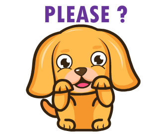 Dog Please Sticker by JPedicini