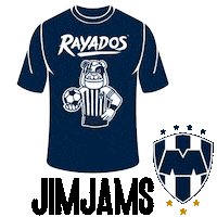 Rayados Monterrey Futbol Sticker by Jim Jams