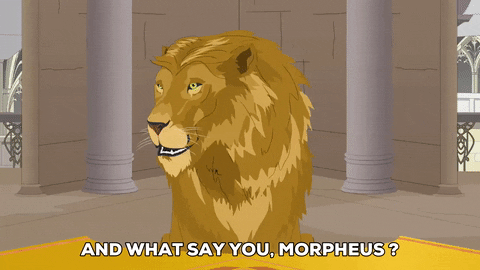 lion talking GIF by South Park 