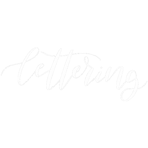 Typography Lettering Sticker