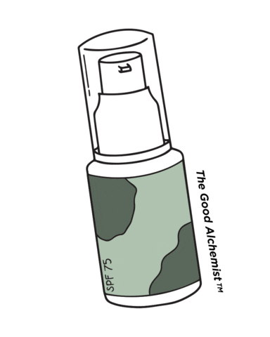 GoodAlchemist giphyupload beach sun skincare Sticker