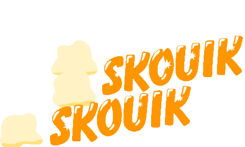 Cheese Skouik Skouik Sticker by Maison de la Poutine