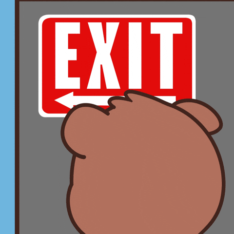 Teddy Bear Goodbye GIF by BEARISH