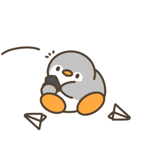 Penguin D Sticker