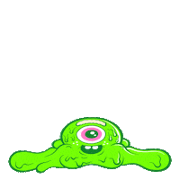 Happy Stay Melty Sticker by Buff Monster