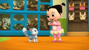 Dance Cat GIF by Moonbug
