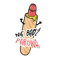 MOYASTACJA giphyupload hotdog moya moyastacja Sticker
