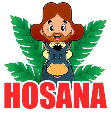 Hosana Palmsunday Sticker by Amiguinhos de Deus