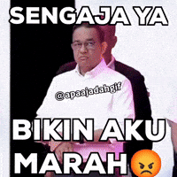 Anies Emosi GIF