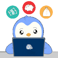 Black Friday Money Sticker by Pudgy Penguins
