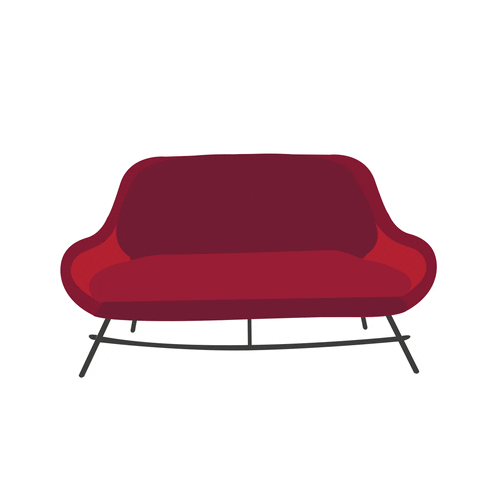 MoolMX giphyupload sofa rojo muebles GIF