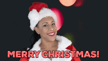 ComedianHollyLogan christmas merry christmas santa holidays GIF