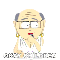 Garrison Calm Down Sticker by South Park