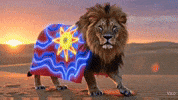 Jesus Lion GIF by chaldeanmediahistory