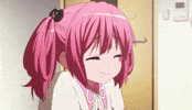 Shichimyashichimya67 anime girl chuunibyou cute anime girl pink hair anime girl GIF