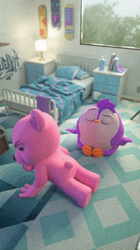 SqueakyAndRoy workout exercise roy push ups GIF