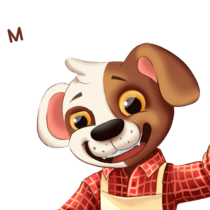 Gluten Free Dog Sticker by FOODCODE