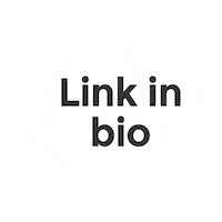 link in bio Sticker by Lemon Tree Marketing