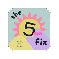 Early Mornings Sticker by Brave Little Baby