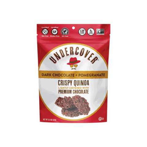 UndercoverSnacks gluten free undercover dairy free quinoa Sticker