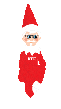 KFCLatinAmericaCaribbean santa holidays navidad toys Sticker