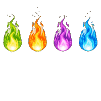 Fire Color Sticker by Setú