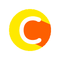 Orange Abc Sticker