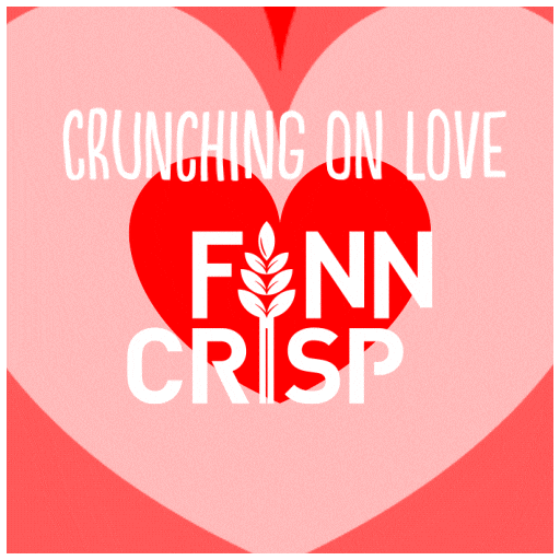 Snacking Valentines Day GIF by Finn Crisp North America