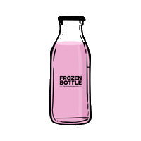 Frozen_Bottle milkshake frozen bottle frozenbottle milk shake love Sticker