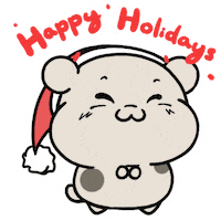 Celebrate Merry Christmas Sticker by Aminal Stickers