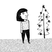 magduz christmas girl holiday run GIF