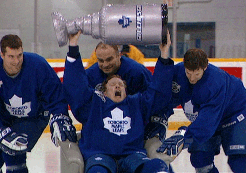 Maple Leafs Champions GIF by Team Coco