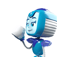 Tea Time Coffee Sticker by Blue Studios