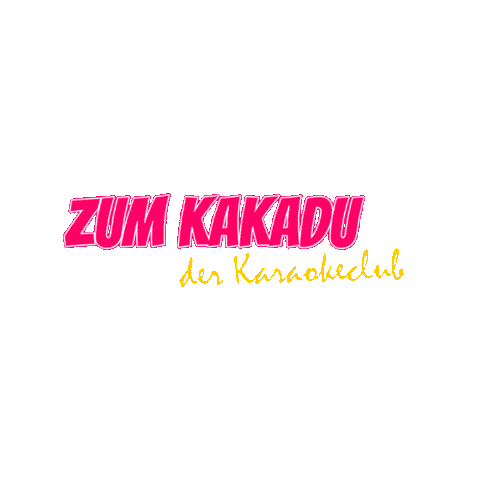Karaoke Sticker by KakaduLeipzig