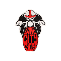 Ride Motorcycle Sticker by Dime City Cycles