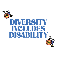 AbleCollective diversity inclusion disabled inclusive Sticker