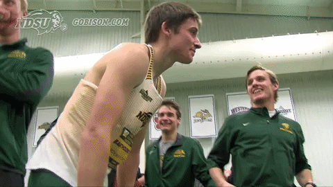 north dakota state hug GIF by NDSU Athletics