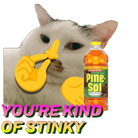 Stinky Sticker by Pine-Sol